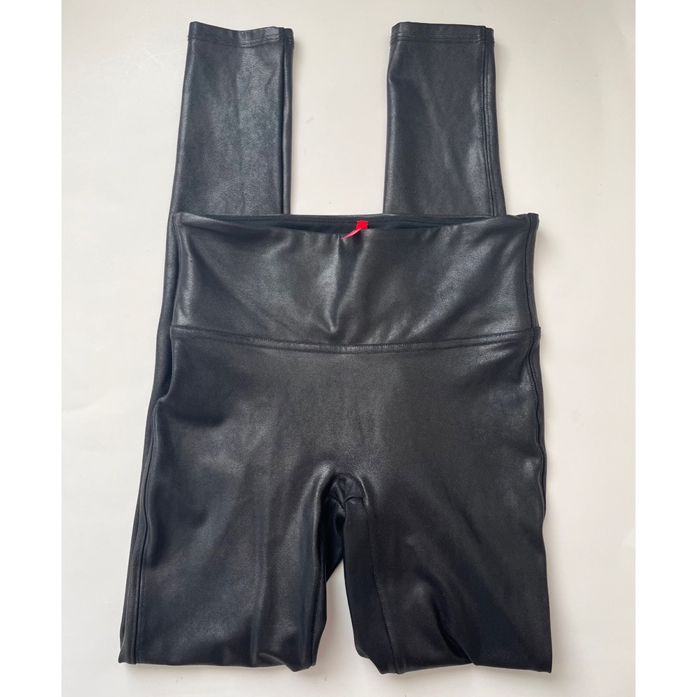 Spanx faux leather high rise leggings small - Picture 9 of 14